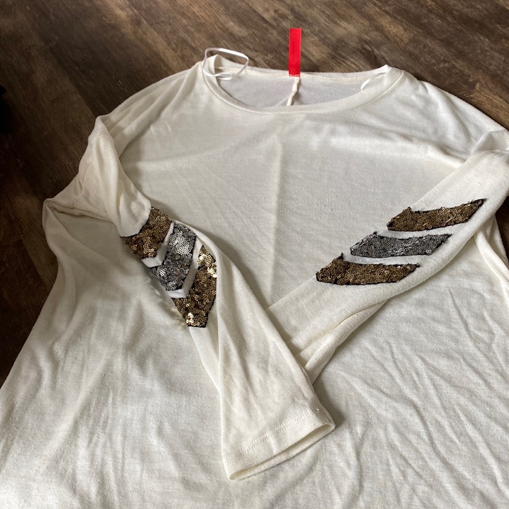 Cream long sleeves